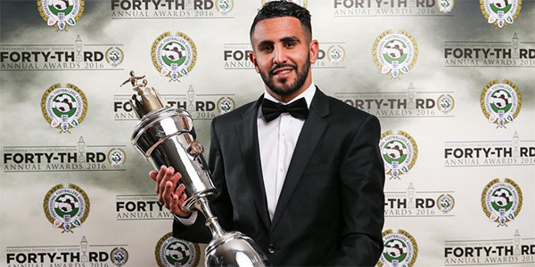 Riyad Mahrez yılın futbolcusu oldu