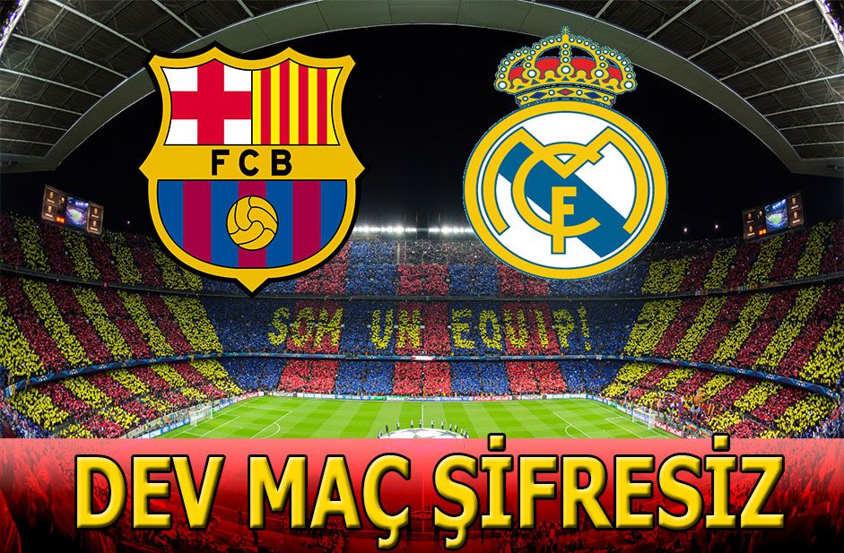 Barcelona Real Madrid şifresiz