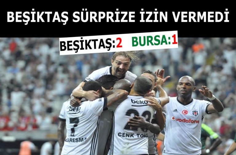 Beşiktaş Bursa’yı köşe vuruşları ile yendi