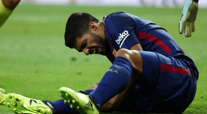 Luis Suarez sakatlandı