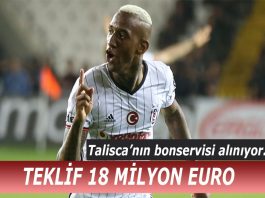 Talisca Benfica bonservis bedeli