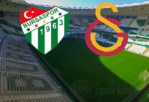 Bursaspor – Galatasaray muhtemel 11’leri Bursaspor Galatasaray maçı