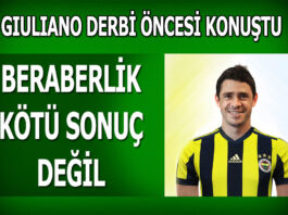 Giuliano derbi öncesi açıklamalar