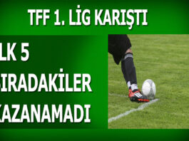 TFF 1. Lig karıştı