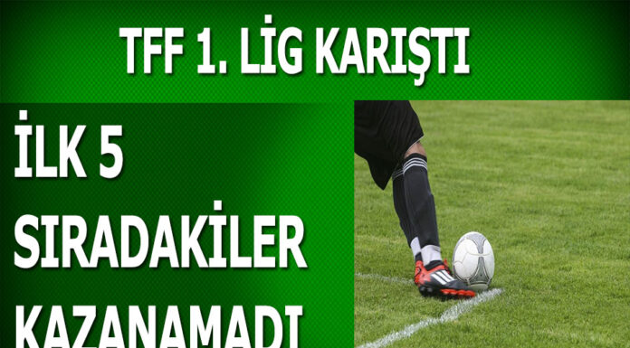 TFF 1. Lig karıştı