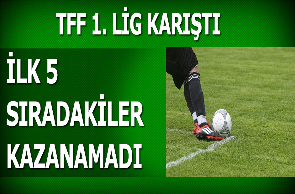 TFF 1. Lig karıştı