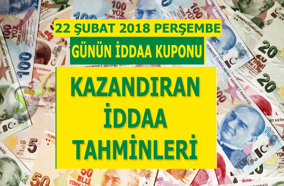 22 Şubat Perşembe Avrupa Ligi iddaa tahminleri