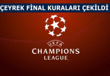 UEFA Şampiyonlar Ligi’nde çeyrek final kuraları çekildi Şampiyonlar ligi çeyrek final kuraları çekildi