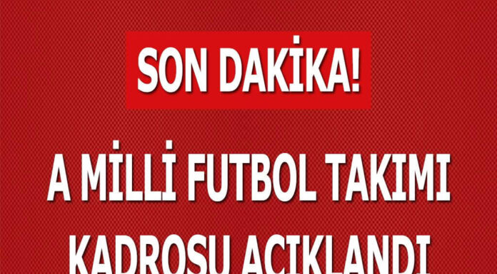 A milli takım kadrosu 2019