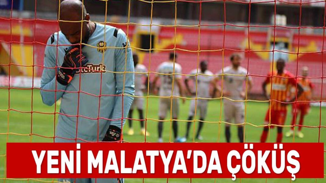 Yeni Malatyaspor hızla düşüyor