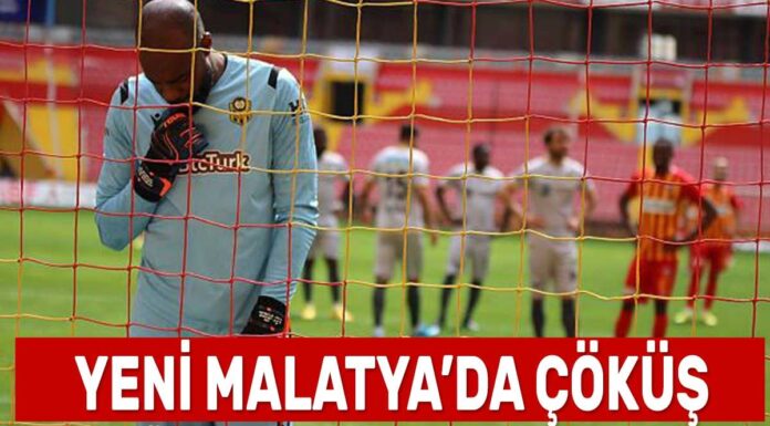Yeni Malatyaspor hızla düşüyor