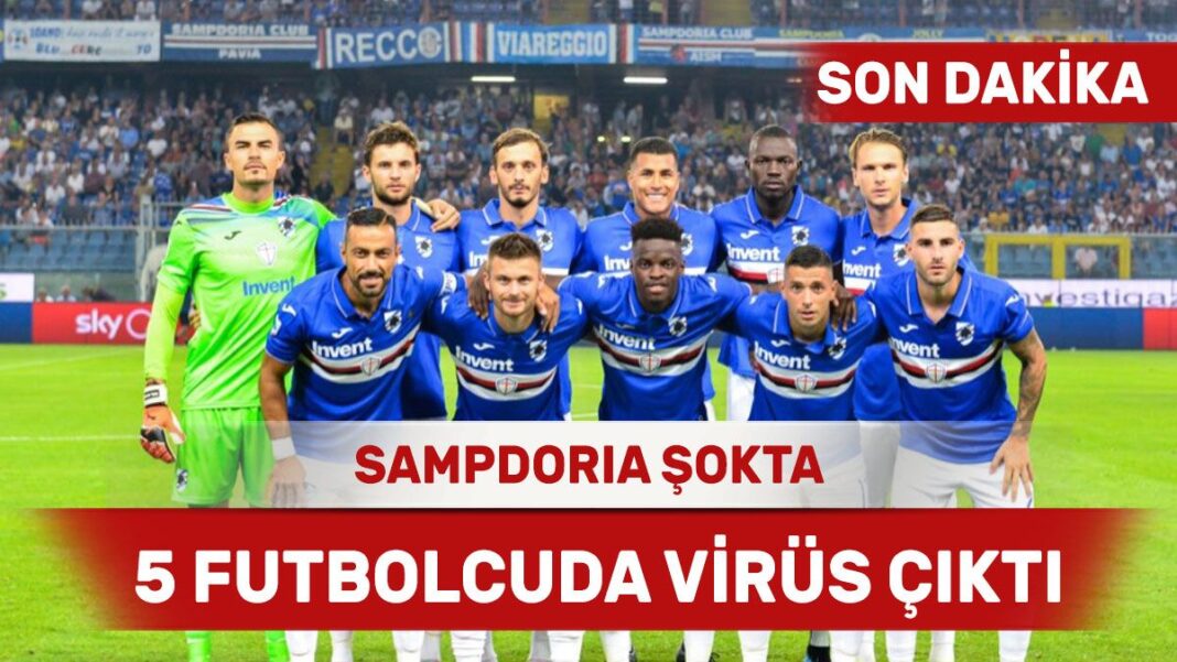 Sampdoria da virüs şoku