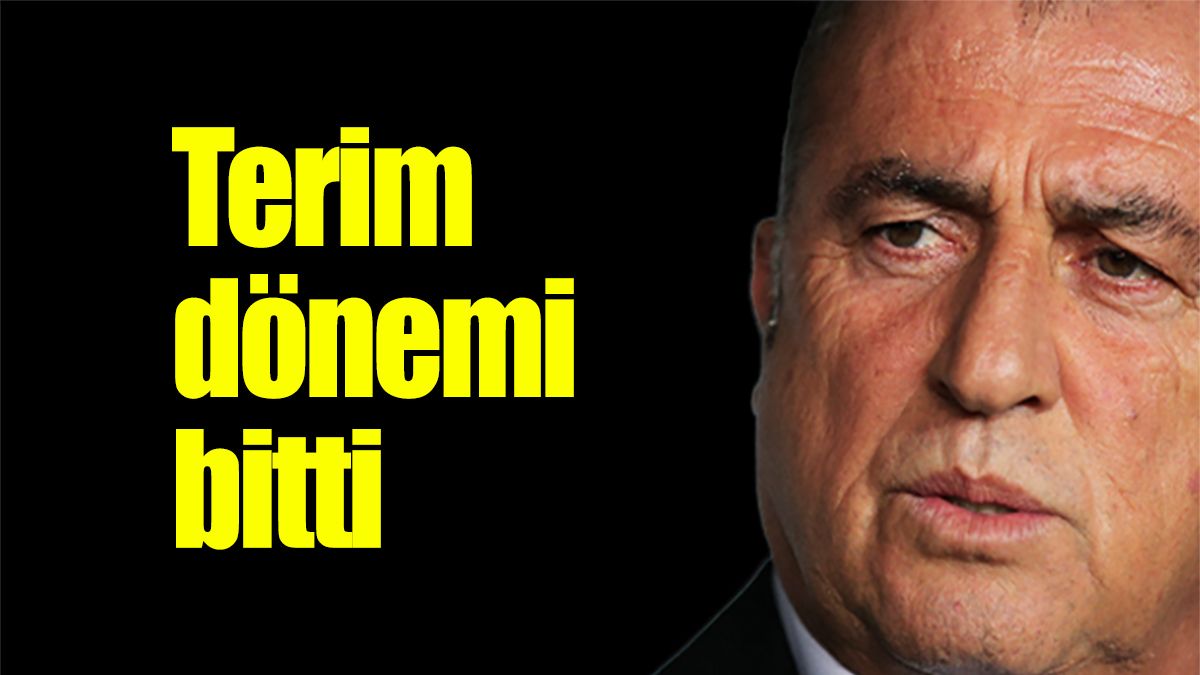 Fatih Terim dönemi bitti