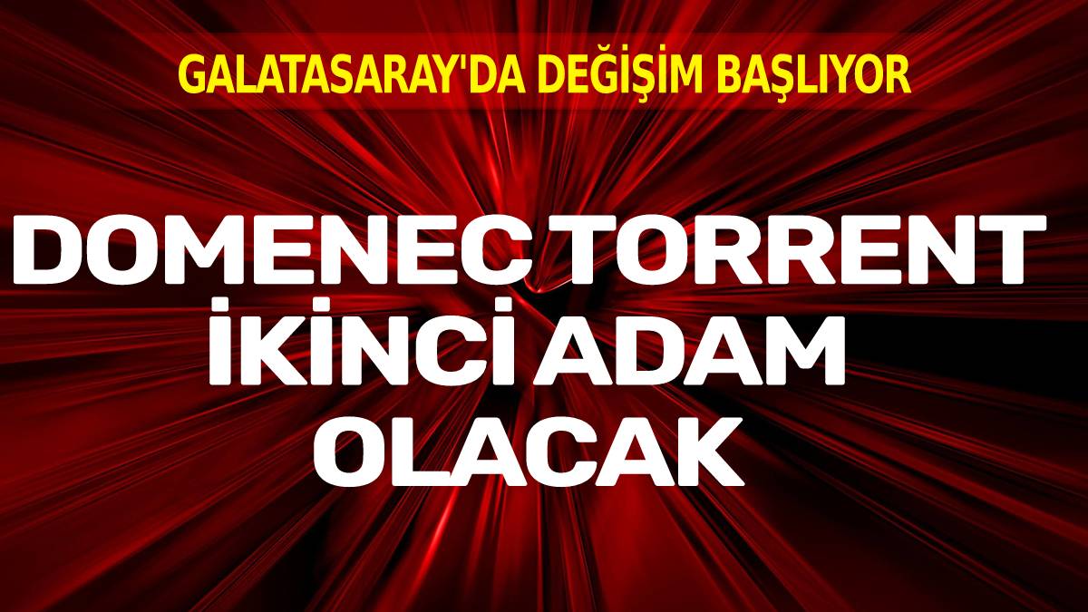 Domenec Torrent ikinci adam olacak