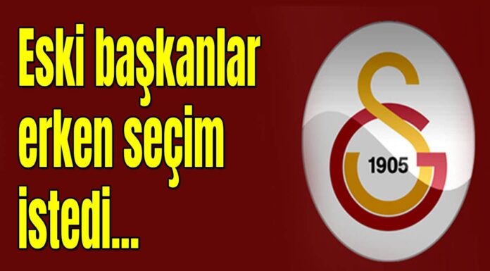 Galatasaray erken seçim