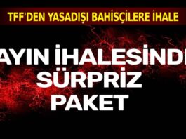 Yayın ihalesi ve yasadışı bahis