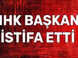 MHK başkanı istifa etti