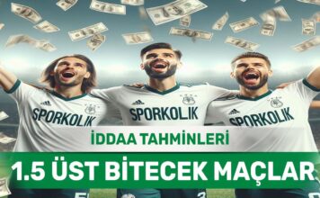 24.03.2024 Pazar 1.5 Üst banko iddaa kuponu