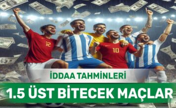 24.03.2024 Pazar 1.5 Üst banko iddaa kuponu
