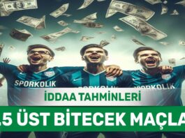 24.03.2024 Pazar 1.5 Üst banko iddaa kuponu