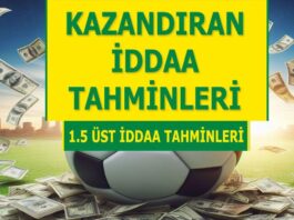 26.03.2024 Salı 1.5 Üst banko iddaa kuponu