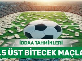 25.03.2024 Pazartesi 3.5 Üst banko iddaa kuponu