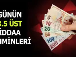 24.03.2024 Pazar 3.5 Üst banko iddaa kuponu