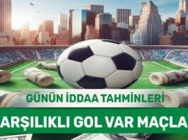 25.03.2024 Pazartesi KG VAR banko iddaa kuponu