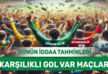 25.03.2024 Pazartesi KG VAR banko iddaa kuponu