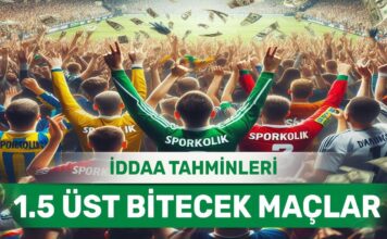 7 Nisan 2024 Pazar 1.5 Üst banko iddaa tahminleri