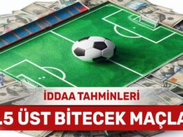 5 Nisan 2024 Cuma 2.5 Üst banko iddaa tahminleri