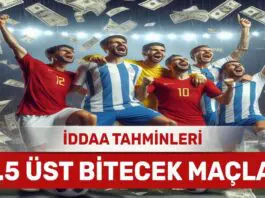 4 Nisan 2024 Perşembe 2.5 Üst banko iddaa tahminleri