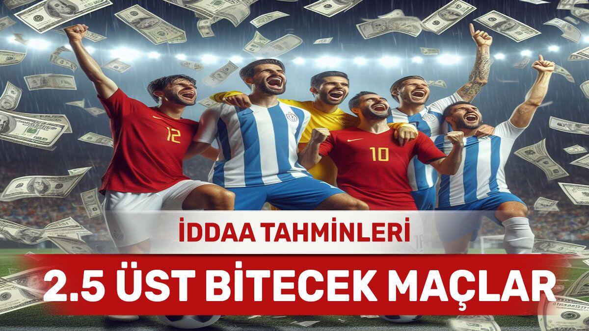 4 Nisan 2024 Perşembe 2.5 Üst banko iddaa tahminleri