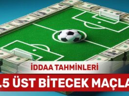 20 Nisan 2024 Cumartesi 2.5 Üst banko iddaa tahminleri