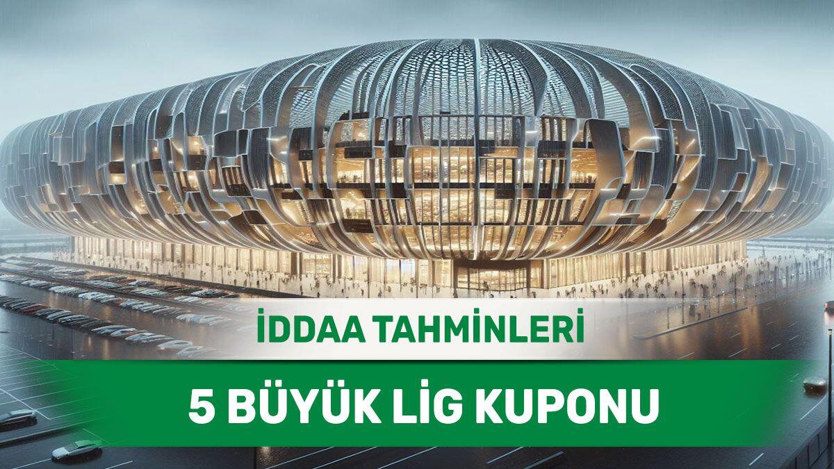 24 Nisan 2024 Çarşamba 5 Büyük Lig banko iddaa tahminleri