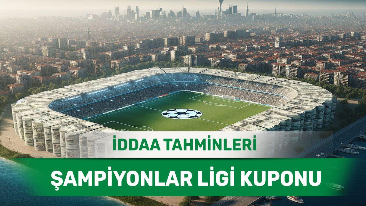 16 Nisan 2024 Salı Şampiyonlar Ligi banko iddaa tahminleri