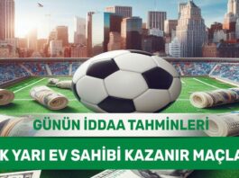 13 Nisan 2024 Cumartesi İY 1 banko iddaa tahminleri