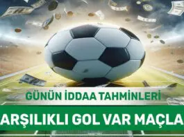 01.04.2024 Pazartesi KG VAR banko iddaa kuponu