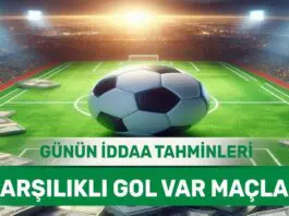 2 Nisan 2024 Salı KG VAR banko iddaa tahminleri