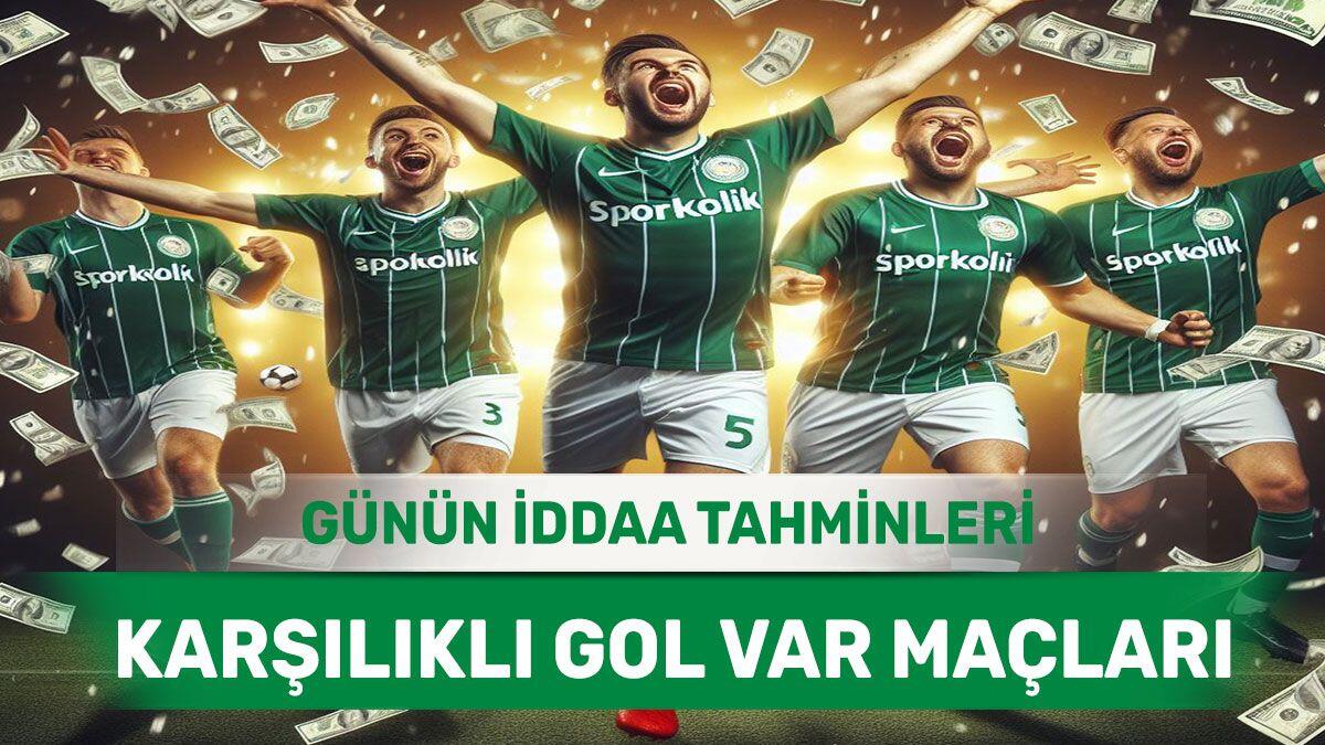 6 Nisan 2024 Cumartesi KG VAR banko iddaa tahminleri