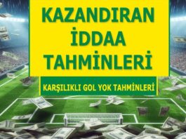 11 Nisan 2024 Perşembe KG YOK banko iddaa tahminleri