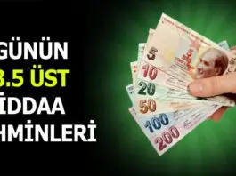 6 Mayıs 2024 Pazartesi 3.5 Üst banko iddaa tahminleri