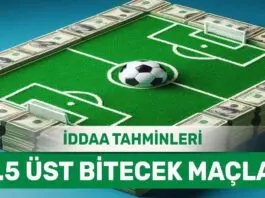 22 Ağustos 2024 Perşembe 3.5 Üst banko iddaa tahminleri