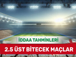 1 Aralık 2024 Pazar 2.5 Üst banko iddaa tahminleri