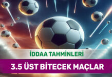 24 Aralık 2024 Salı 3.5 Üst banko iddaa tahminleri
