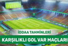 16 Aralık 2024 Pazartesi KG VAR banko iddaa tahminleri