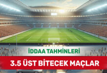 11 Ocak 2025 Cumartesi 3.5 Üst banko iddaa tahminleri