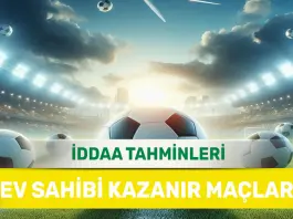 15 Ocak 2025 Çarşamba MS 1 banko iddaa tahminleri