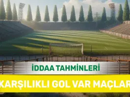 26 Ocak 2025 Pazar KG VAR banko iddaa tahminleri