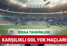 20 Ocak 2025 Pazartesi KG YOK banko iddaa tahminleri